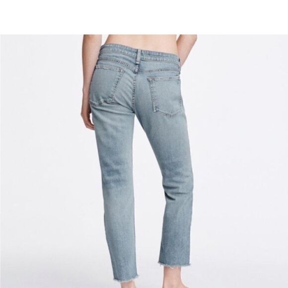 Rag & Bone Dre Low Rise Slim Boyfriend Jeans Boho Bohemian Distressed NWT $ 225 - Picture 3 of 5